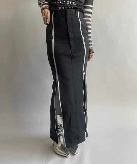 【RE;CIRCLE】 Re Front Zip Skirt/ 241003-001