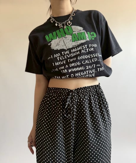 【USED】  Hanes WHO AM I? T-Shirt/250510-048