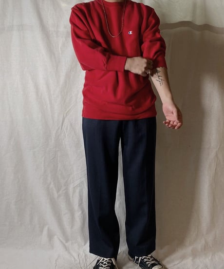 【USED】90's USA Champion Reverse Weave  Sweat One Point /210210-040