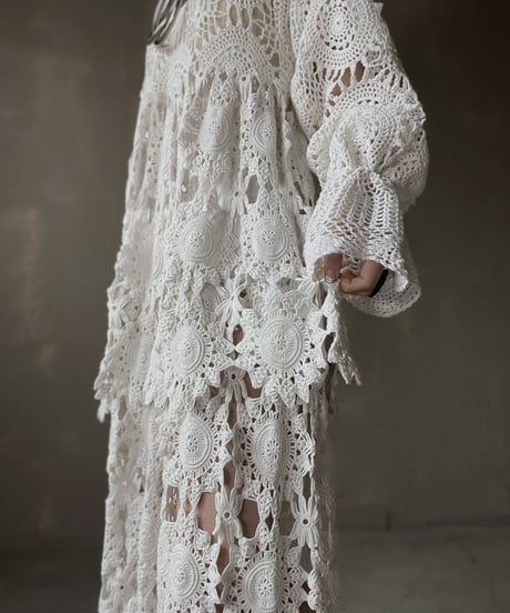 【RE;CIRCLE】 RE Crochet L/S One-piece③/20220317-023