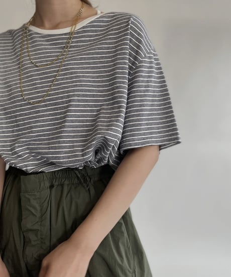 【USED】  Striped T-shirt / 220730-007