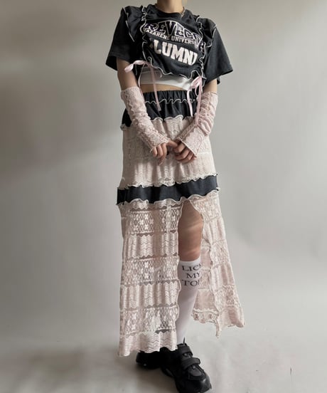 【RE;CIRCLE】 RE Mellow Top + Skirt + Arm   / 250710-021