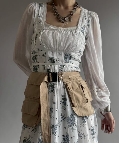 【RE;CIRCLE】  RE Fishing Vest Belt Bag / 260528-015