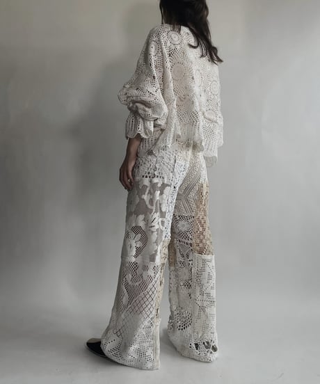 【RE;CIRCLE】 RE Crochet Top / 220623-012