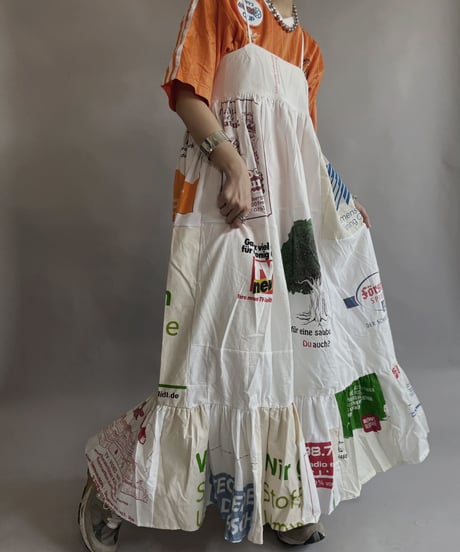 【RE;CIRCLE】RE Eco-Friendly Bag Camisole Long One-piece / 230525-013
