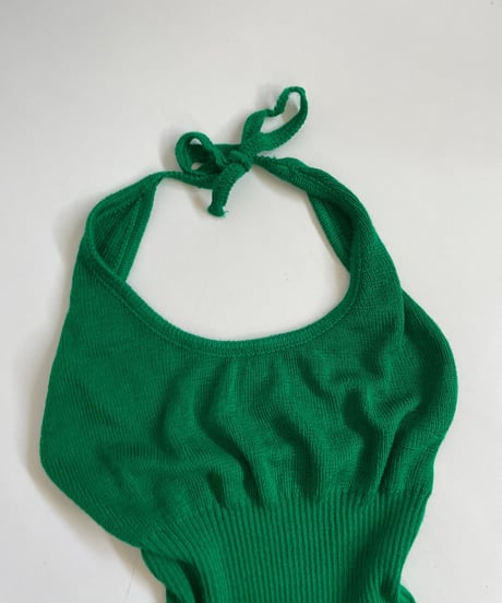 【USED】 Knit Halter-Top / 220711-019