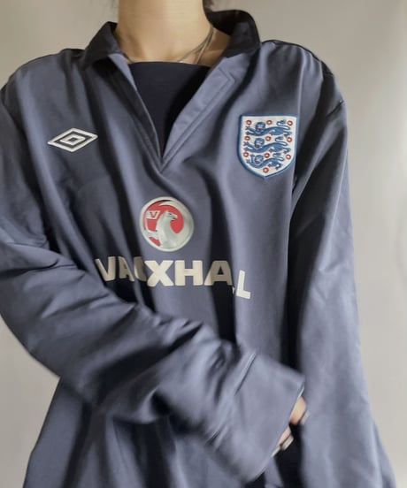 【USED】 Umbro Soccer England Long Sleeved T-shirt / 221224-024