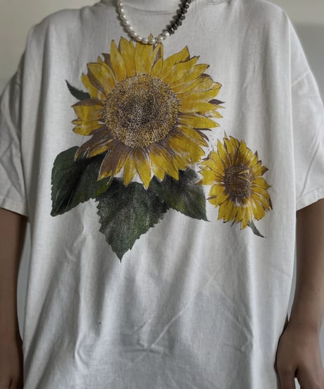 【USED】 Naturals Short Sleeved T-shirt "Sunflower" / 220625-023
