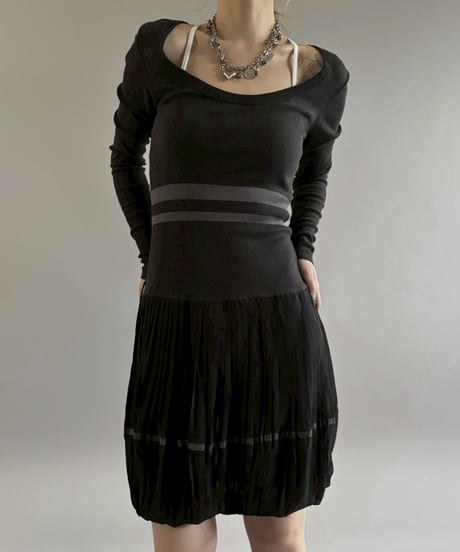 【USED】 Cop.Copine Balloon Hem Design One-Piece /260221-009