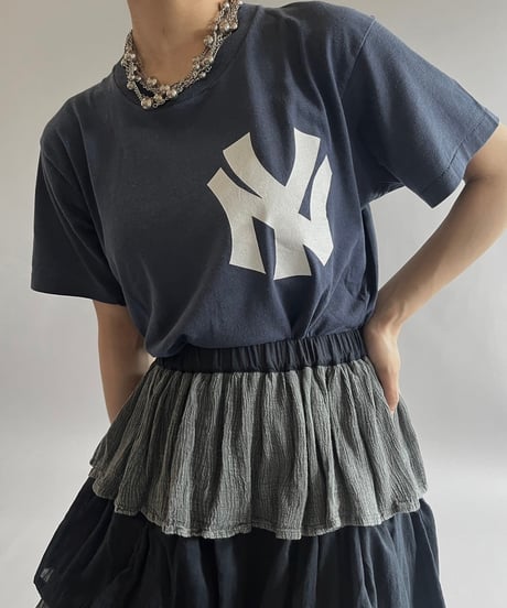 【USED】 Made in USA 80's Screen Stars New York Yankees T-Shirt /240720-016