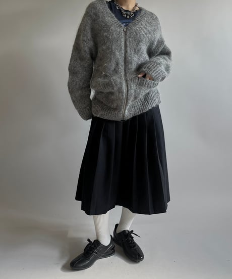 【USED】 Cos Zip Up Mohair Knit Cardigan /250201-007
