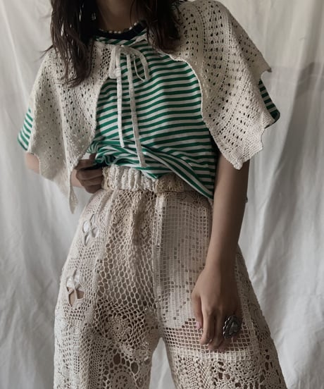 【RE;CIRCLE】RE Crochet Collar③/210611-006