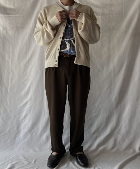 【USED】   LACOSTE Knit Cardigan②/211007-003