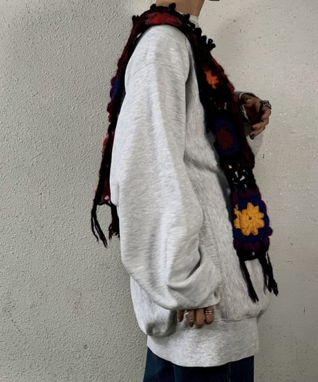 【RE;CIRCLE】 Granny Knit Poncho ① /210125-003