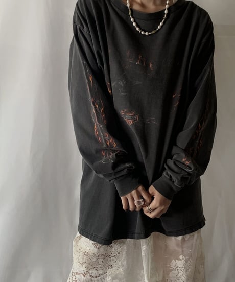 【USED】 S/S T-shirt HARLEY-DAVIDSON②/210801-056