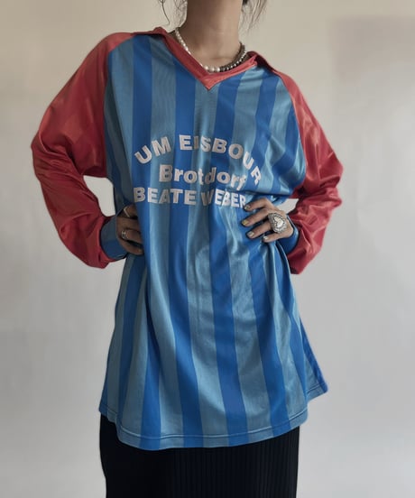 【USED】 Long Sleeved Soccer T-shirt / 220604-006