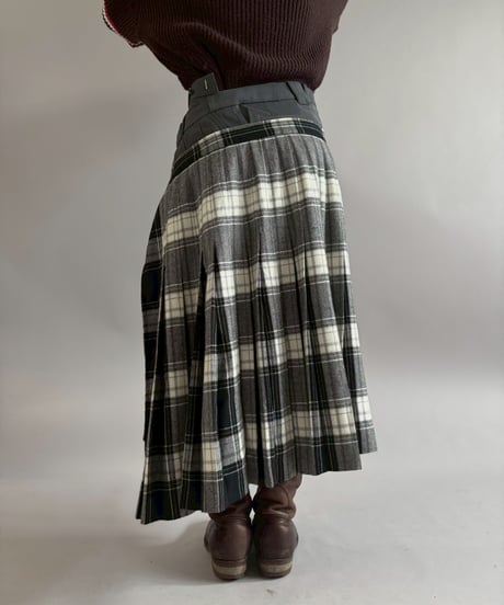 【RE;CIRCLE】 RE Kilt Long Skirt / 260108-003