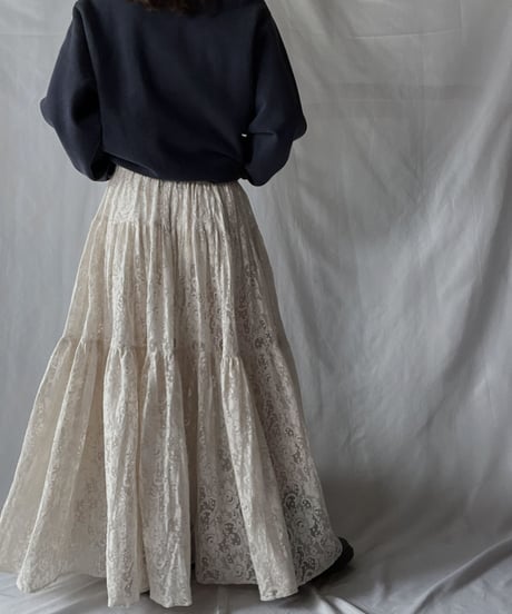 【USED】 Lace Long Skirt/211028-013