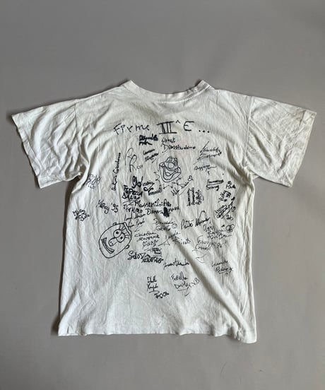 【USED】  80~90's Hand Print T-Shirt /240824-008