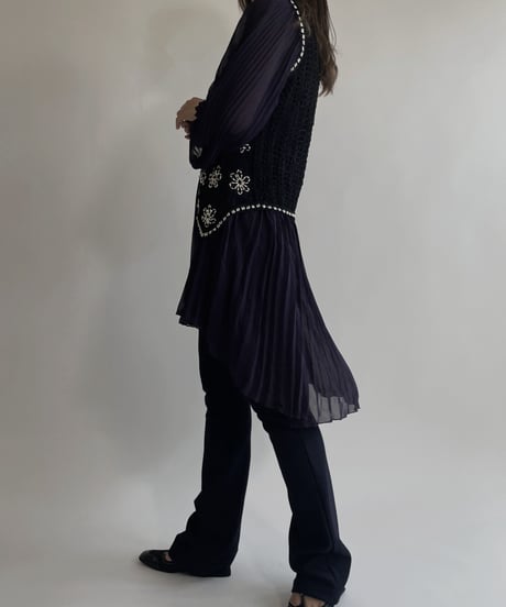 【USED】 Crochet Vest / 220430-017
