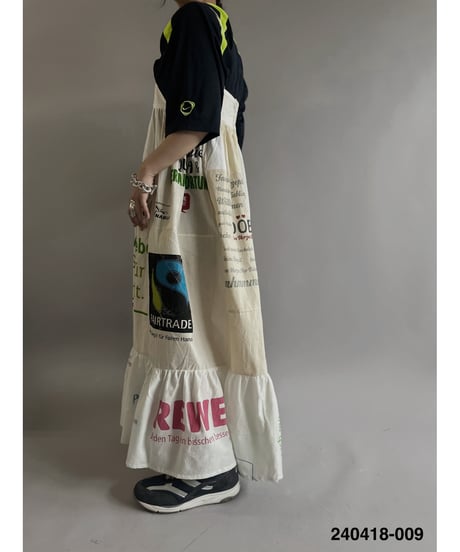 【RE;CIRCLE】RE Eco-Friendly Bag Camisole Long One-piece / 240418
