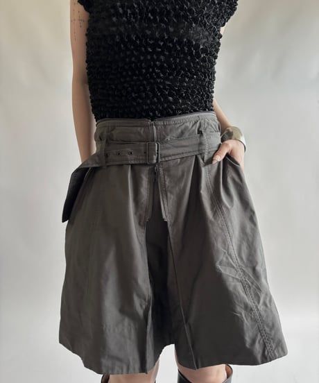 【USED】　Belted Mini Skirt/250823-005