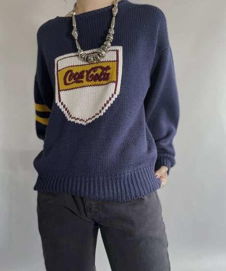 【USED】   Coca-Cola Knit Sweater / 221203-004