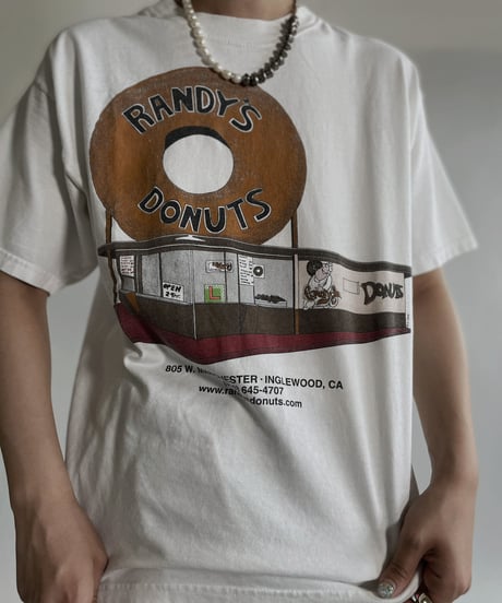 【USED】 Randy's Donuts Short Sleeved T-shirt / 220625-018