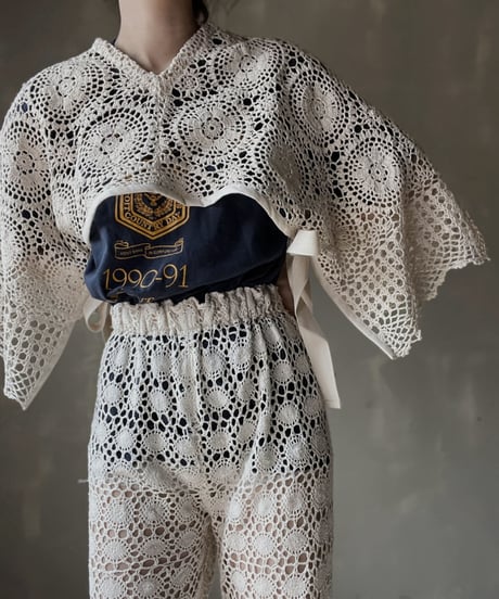 【RE;CIRCLE】 RE Crochet Vest①/20220317-010