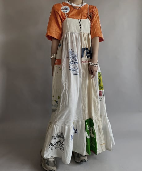【RE;CIRCLE】RE Eco-Friendly Bag Camisole Long One-piece / 230525-014
