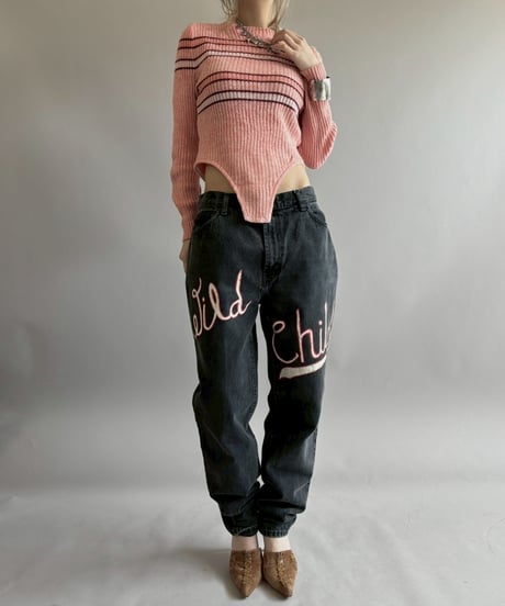 【RE;CIRCLE】 RE Rib Knit Leotard Top / 260416-011