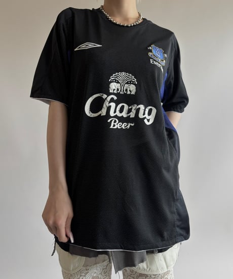 【USED】04~05's UMBRO Everton Soccer Shirt / 250712-021