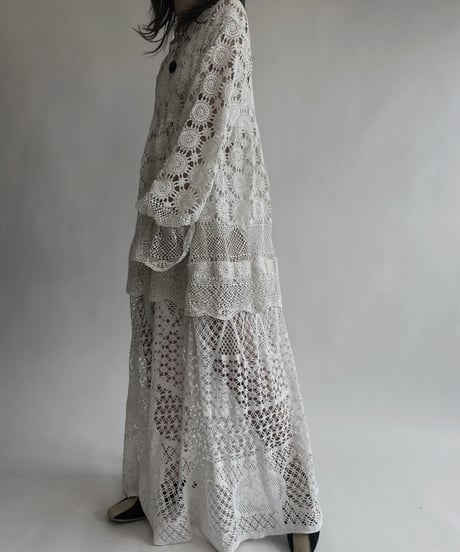 【RE;CIRCLE】 RE Crochet Lace One-piece / 220728-034