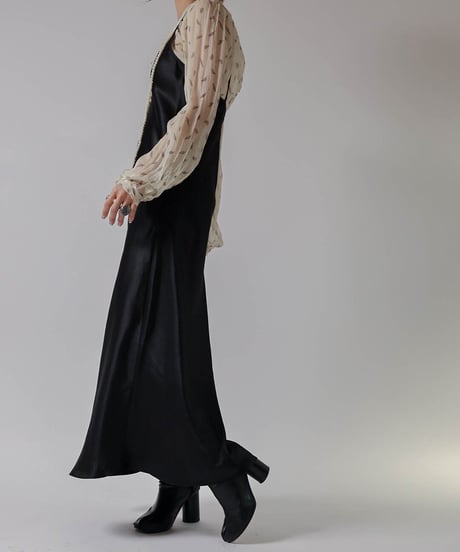 【USED】Satin Camisole Dress / 220324-011
