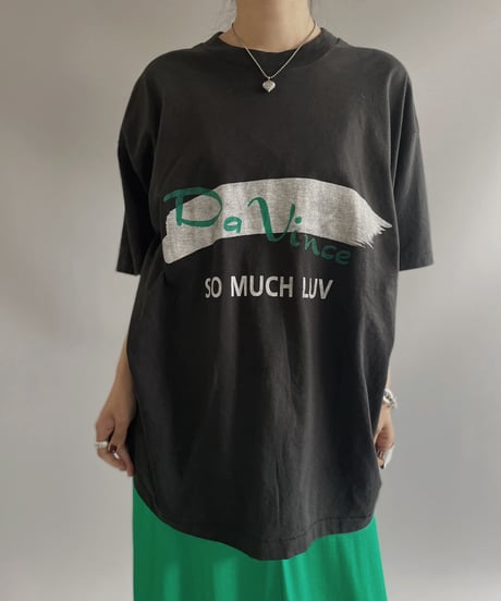 【USED】 Made in USA Da Vince So Much Luv T-Shirt / 230715-016