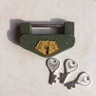 アンティーク南京錠 | SQUIRE 真鍮製くまのパドロック | アンティーク