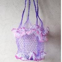 No.5 網バッグ パープル
