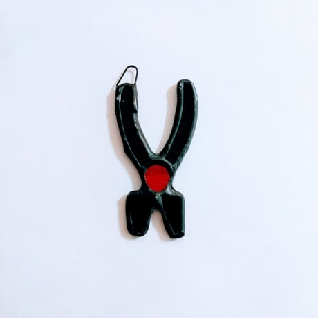 工具型ステンドグラス　アクセサリー　ペンチ