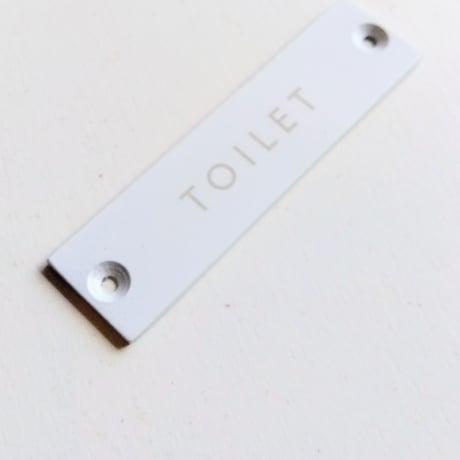 TOILET サインプレート