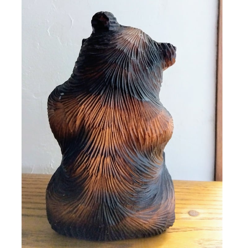 USED】温度計を抱えた木彫り熊 | Bis&Ket DIY shop