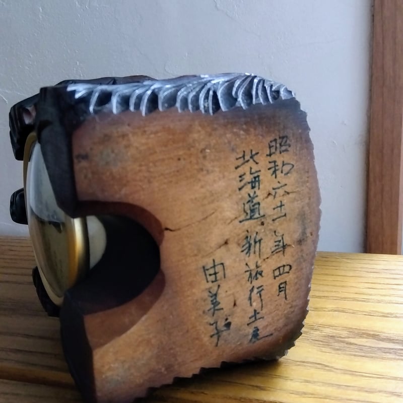 USED】温度計を抱えた木彫り熊 | Bis&Ket DIY shop