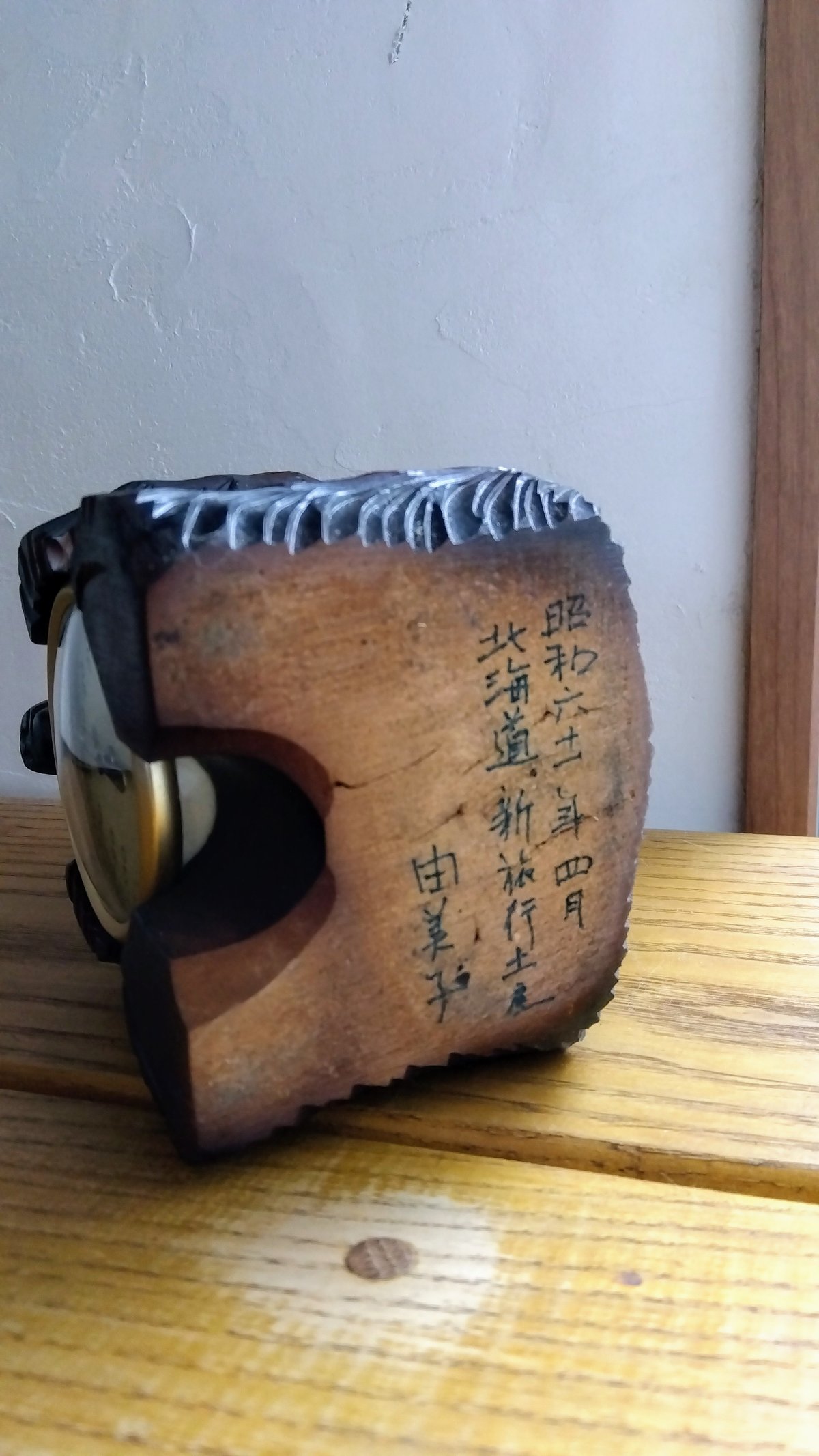 USED】温度計を抱えた木彫り熊 | Bis&Ket DIY shop