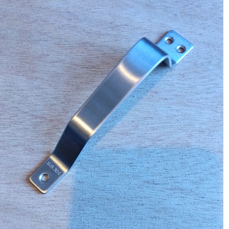 ステンレス公団用三ツ穴取手 120mm