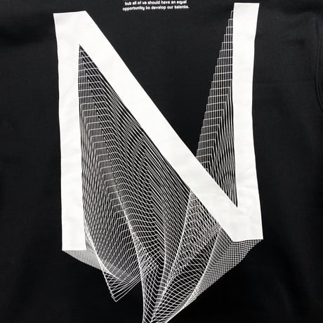 NODD GEOMETRY【PULL HOODIE BLACK】