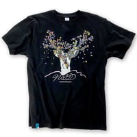 SAKURA Deer【T-SHIRT BLACK】