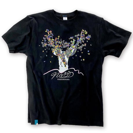 SAKURA Deer【T-SHIRT BLACK】
