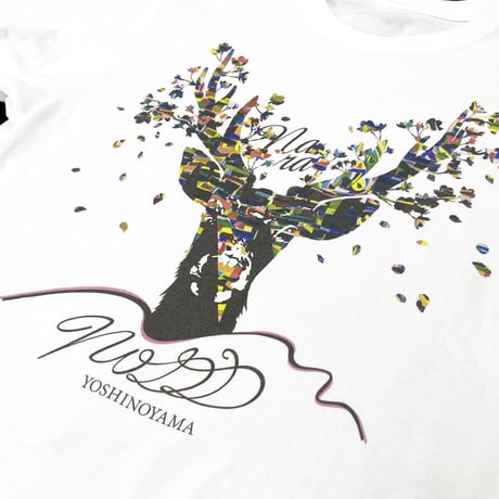 SAKURA Deer【T-SHIRT WHITE】
