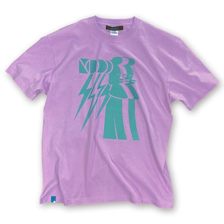 lINED UP MOAI【T-SHIRT LAVENDER】