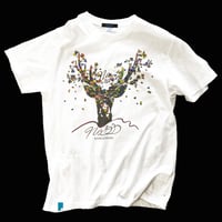 SAKURA Deer【T-SHIRT WHITE】