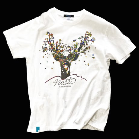 SAKURA Deer【T-SHIRT WHITE】